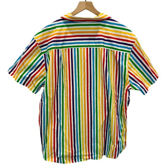 Trinity Collective Short Sleeve Button Down Shirt Men's 2XL Pride LGBTQIA - Picture 8 of 8